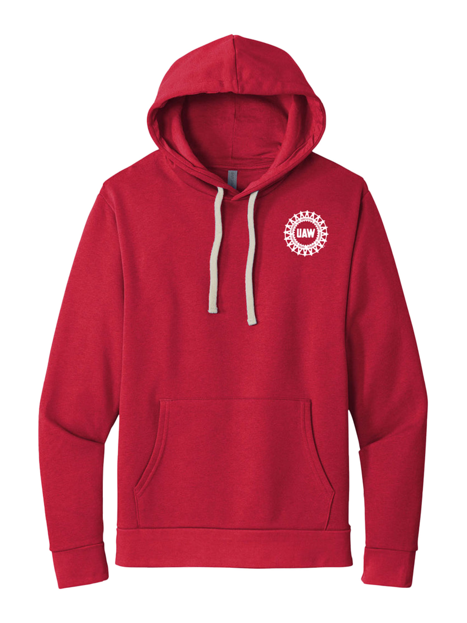 Hooded Pullover Sweatshirt - UAW Logo - Front